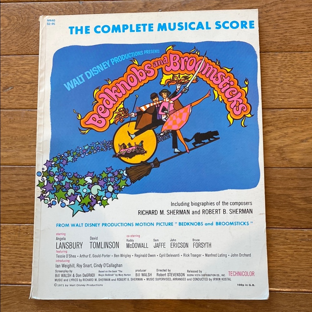 Bedknobs and Broomsticks Musical Score